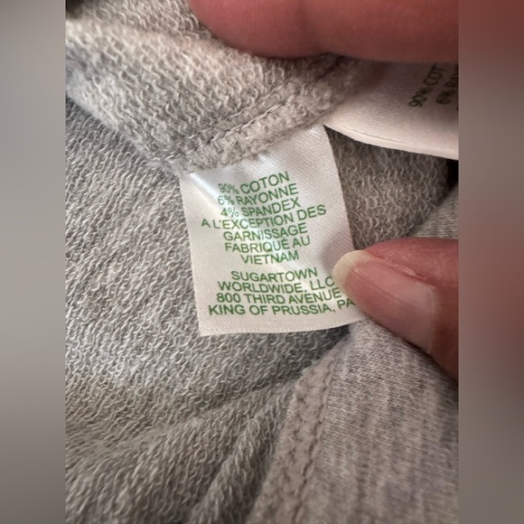 Lilly Pulitzer Skipper Solid Popover Dress Heathered Seaside Grey Lace Size XS - Picture 15 of 15